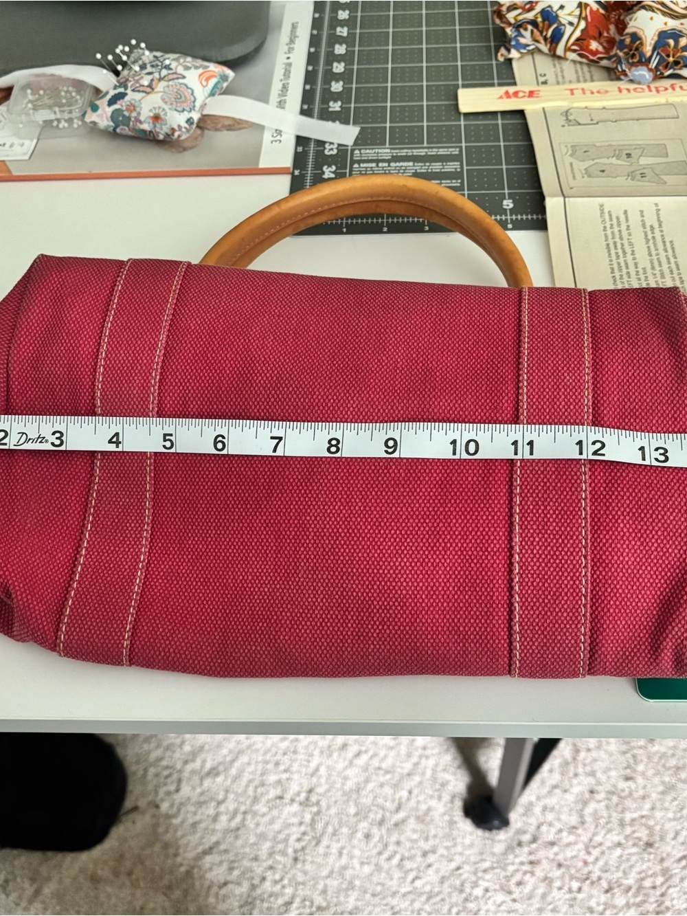 Dooney & Bourke Canvas Satchel - Picture 7 of 9